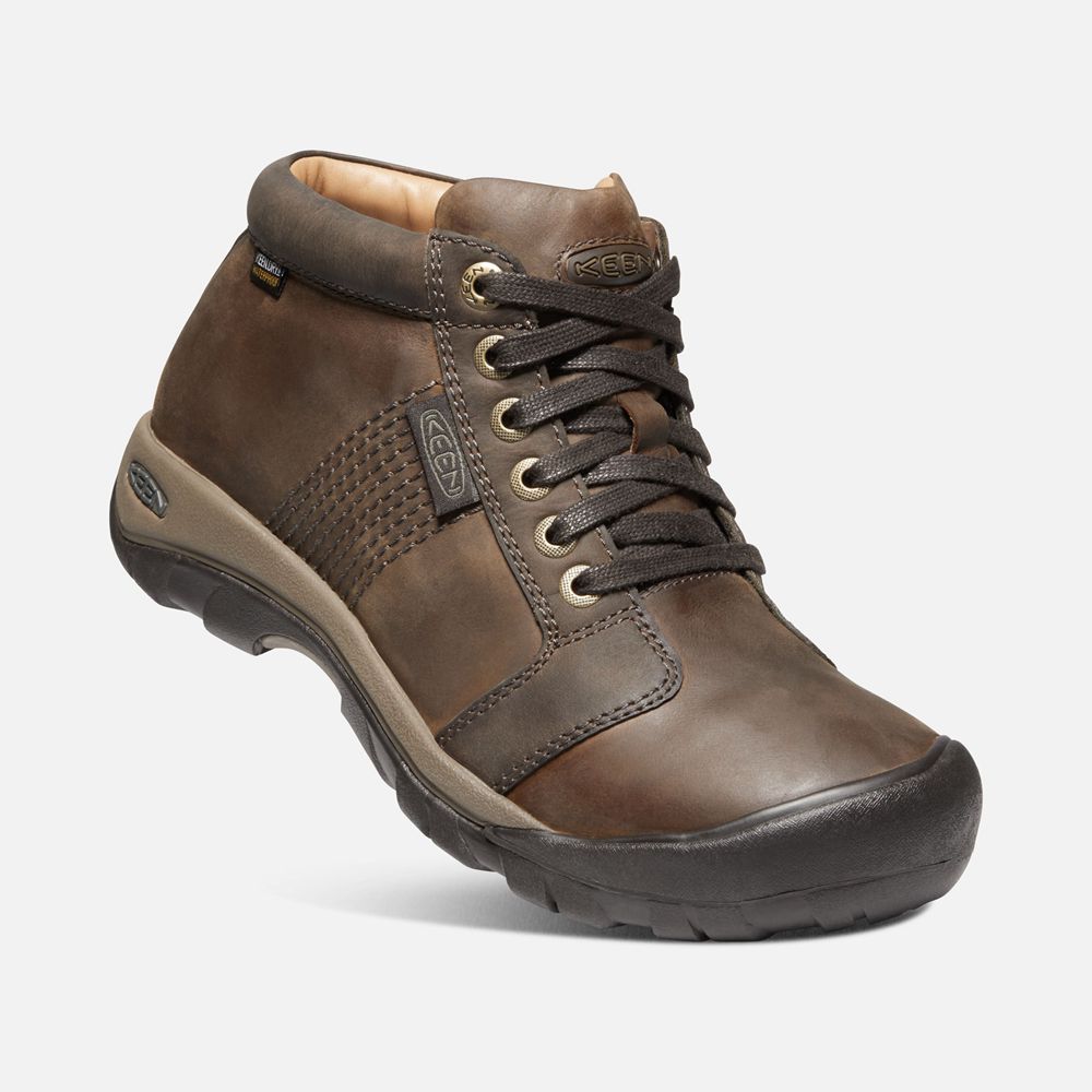 Keen Sneaker Bot Erkek Kahverengi - Austin Waterproof - Türkiye IXUM26103